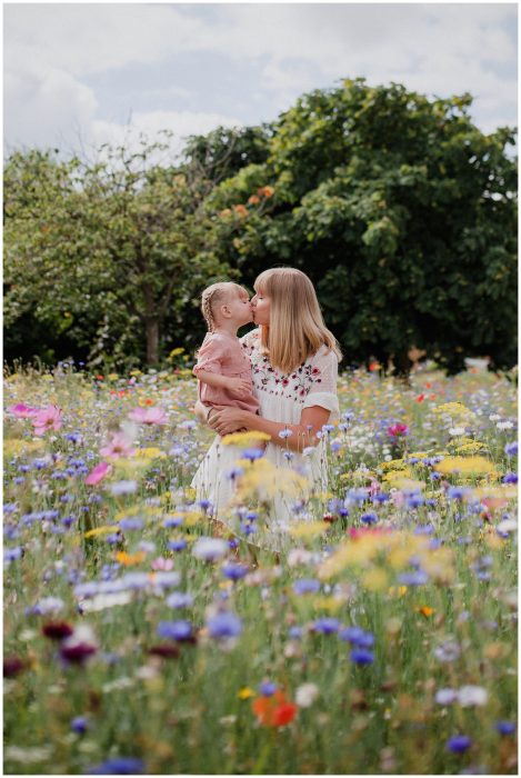 Dorset Wild Flowers Family Photography